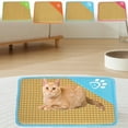 thumbnail image 1 of FEOLGEHLY Cat Dog Scratcher Mat, 14.6 X 11 Inch Natural Cat Scratch Mats, Horizontal Cat Floor Scratching Pad Rug, Protect Carpets and Sofas (Pink - Thicken), 1 of 7