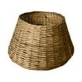 thumbnail image 1 of FEOLGEHLY Christmas Tree Collar, Rattan Xmas Tree Skirts for Artificial Trees, 3D Woven Wicker Christmas Tree Skirt, Christmas Tree Base Cover, Tree Basket, Christmas Tree Ring, Beige, 1 of 5
