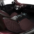 thumbnail image 1 of FEOLGEHLY Coffee Conjoined Front Car Seat Covers, Faux Leather Car Seat Protector Universal fit for Most Cars SUVs and Trucks Water Proof Seat Protector, 1 of 9