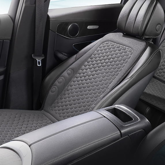 FEOLGEHLY Conjoined Front Car Seat Covers, Faux Leather Car Seat Protector Universal fit for Most Cars SUVs and Trucks Water Proof Seat Protector Gray