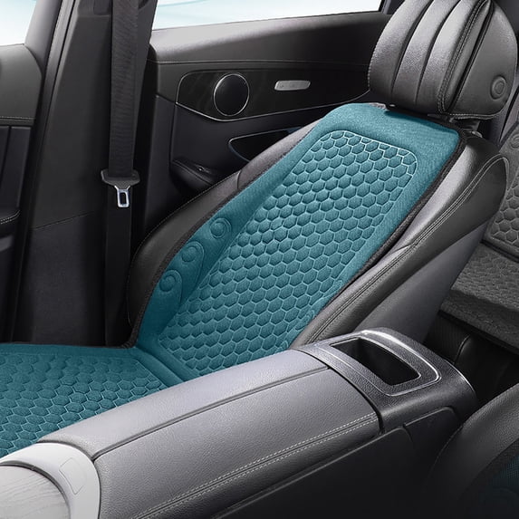 FEOLGEHLY Conjoined Front Car Seat Covers, Faux Leather Car Seat Protector Universal fit for Most Cars SUVs and Trucks Water Proof Seat Protector Green