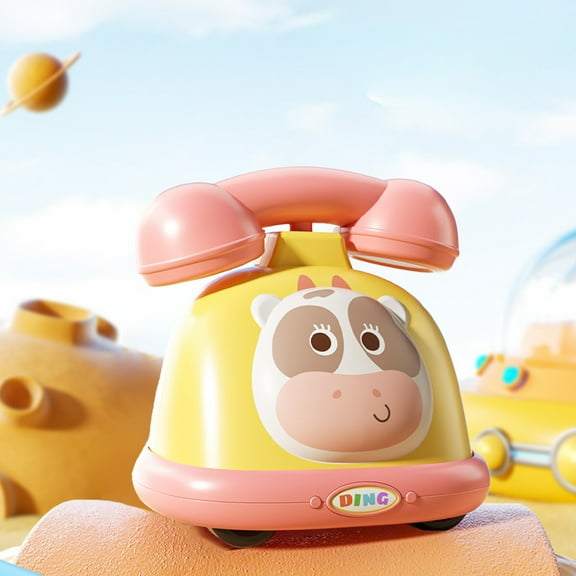 FEOLGEHLY Cute Phone Style Sliding Powered Car, Pull Back Baby Car Toys for Toddlers 1-3 3-5, Christmas Stocking Stuffers for Kids, Holiday Christmas Birthday Gifts Party Favors, Goodie Bag, Pink