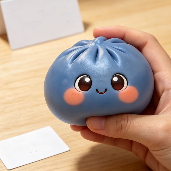 FEOLGEHLY Dumpling Squishies, Squishies Under 5 Dollars, Cheap Squishies for Kids, Food Squishies, Orb Squishies, Mini Squishies, Stress Relief Squishies Toys, Silicone Slow Rise Squishies