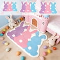 thumbnail image 1 of FEOLGEHLY Easter Bunny Bath Mat Cute Rabbit Spring Easter Bathroom Rug Super Soft Absorbent Bathroom Rugs Non Slip Door Mat Machine Washable Rug for Bathrooms Home Decorations, M, 1 of 10
