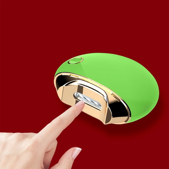 FEOLGEHLY Electric Nail Cutter with Charging Cable, Fingernail & Toe Nail Clippers, Toenail Clippers for Thick Nails, Nail Trimmer for Men Women Adults Seniors, Green