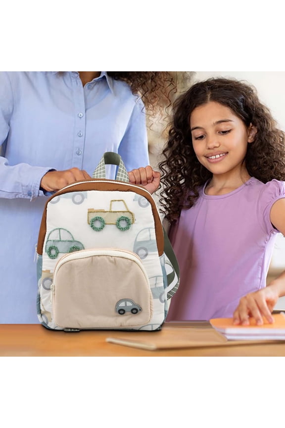 Embroidered Backpack, Mini Backpack, Work Backpack, Travel Backpack, Daypack Hiking Backpack with Compartment, Cute Backpack for Travel Commute, Under 10$ Backpack