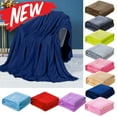 thumbnail image 1 of FEOLGEHLY Fleece Plush Throw Blanket,Super Soft Fuzzy Cozy Comfortable Flannel Blanket for Couch Sofa Chair, Microfiber Lightweight, Christmas Winter Gifts for Mom, 28x40 inch Travel Size, Coffee, 1 of 5