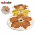 thumbnail image 1 of FEOLGEHLY Floral Cute Area Rug Irregular Scalloped Rug Orange Flower Shaped Indoor Play Mat Bedroom Floor Carpet Non Slip Washable Rug for Room Living Room Entryway(16x47"), 1 of 9