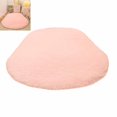 thumbnail image 1 of FEOLGEHLY Fluffy Oval Rug, Soft Area Rugs for Room, Play Mat for Living Room, Non Slip Circle Rug for Bedroom, Shag Plush Carpets for Dorm, Room Decor(24"x63"), 1 of 6
