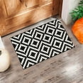 thumbnail image 1 of FEOLGEHLY Fluffy Rug Shag Area Rug, Welcome Door Mat for Bedroom, Small Bedside Rug, Soft Fluffy Shag Entryway Throw Rugs for Living Room Bedroom Room Home Decor(16" x 24"), 1 of 7