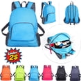 thumbnail image 1 of FEOLGEHLY Foldable Backpack, Travel Backpack, Hiking Backpack, Work Backpack, Fluorescent Minimalist Design with Reflective Strips, Under 5$ Hiking Backpack, Compact Storage (E), 1 of 5