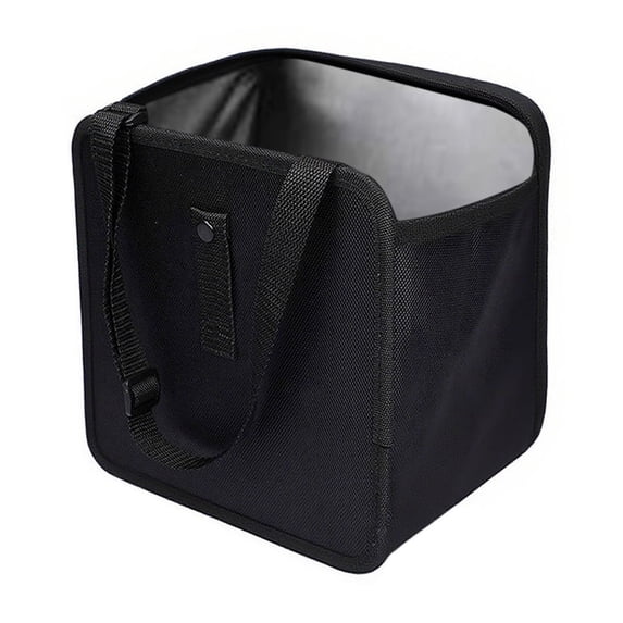 FEOLGEHLY Foldable Car Trunk Organizer Box, Universal Fit Automotive Storage Container with Lid, Durable & Collapsible for SUV Sedan Hatchback Car Accessories