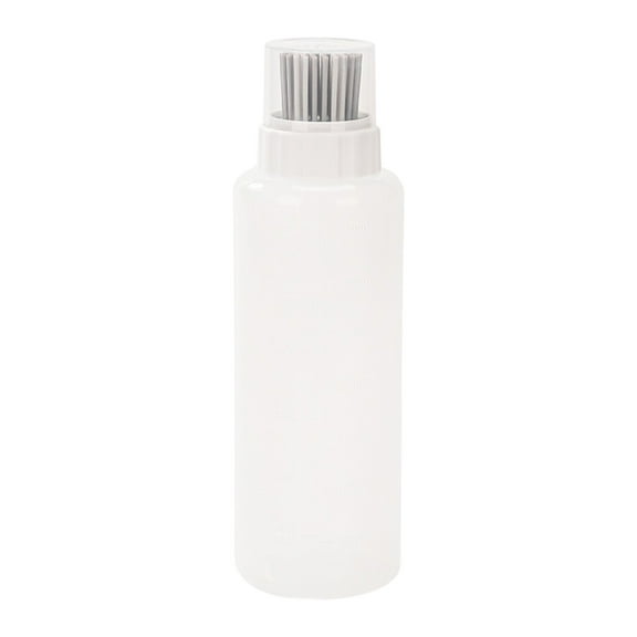 FEOLGEHLY Food Grade Silicone Oil Brush with Bottle, Heat Resistant Basting Brush for BBQ Grilling Cooking Baking, Non-stick Kitchen Brush Set, White