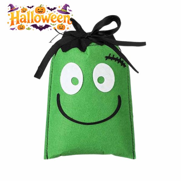 FEOLGEHLY Halloween Decorations Outdoor & Indoor, 1Pcs Tote Bag Halloween Thanksgiving Fall Decor Gift Bag Candy Souvenir Bag Holiday Storage Bag Portable Large Capacity Carrying Bag