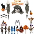 thumbnail image 1 of FEOLGEHLY Halloween Decorations Outdoor Saving, Halloween Decorative Garden Stakes, Halloween Stakes For Outside, Metal Yard Stake, Halloween Backyard Porch Walkway Decor Clearance (Q), 1 of 8