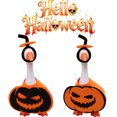 thumbnail image 1 of FEOLGEHLY Halloween Desk Goose Outfits 7 Inches, Halloween Pumpkin Goose Outfits, Halloween Decorations, Halloween Goose Decor, 7 Inches Desk Goose Clothes for Desktop Figurines (B), 1 of 7