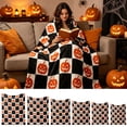 thumbnail image 1 of FEOLGEHLY Halloween Throw Blanket, Fleece Blanket, Soft Throw Blanket For Couch, Flannel Throw Blankets Clearance, Sofa Throw Blanket for Home Office Halloween Decorations 39.4 x 51.2 in (B), 1 of 10