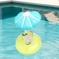 thumbnail image 1 of FEOLGEHLY Inflatable Umbrella Drink Caddy Floating Cup Rest With Sunshade for Pool Portable Water Beverage Support For Hot Tub Beach Summer Pool Party Decor, Blue, 1 of 6