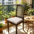 thumbnail image 1 of FEOLGEHLY Leaf Embossed Stretch Polyester Dining Chair Seat Cover, Washable Anti Slip Chair Seat Cushion Slipcover for Home Restaurant Office, 6 Color Options Available(14-21in Chair), 1 of 7