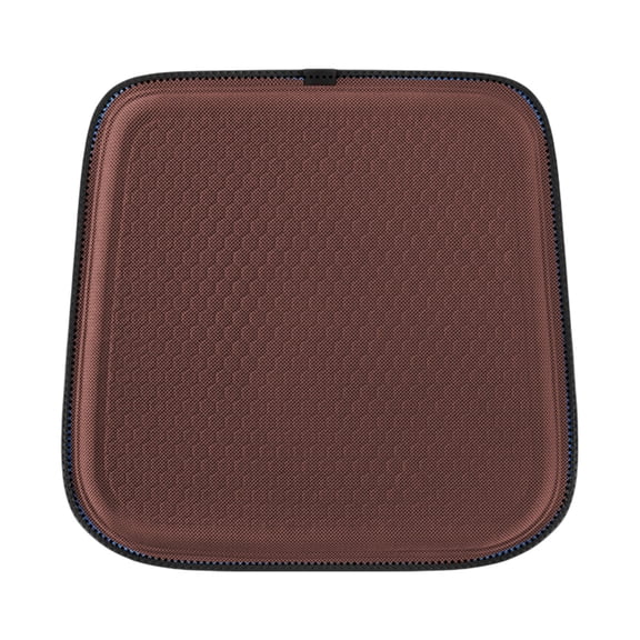 FEOLGEHLY Memory Foam Car Seat Cushion with Lumbar Support, Breathable Mesh, Non-slip Bottom, Universal Fit for Car, Truck, Office Chair, 45x45cm Trapezoid Gel Cooling Pad