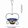 thumbnail image 1 of FEOLGEHLY Metal Hanging Bird Feeders for Outdoors with Holder, Bird Bath House for Outdside, Home Garden Decor Bee Watering Station, Easy to Disassemble and Wash, for Bird Watching in the CourtGarden, 1 of 6