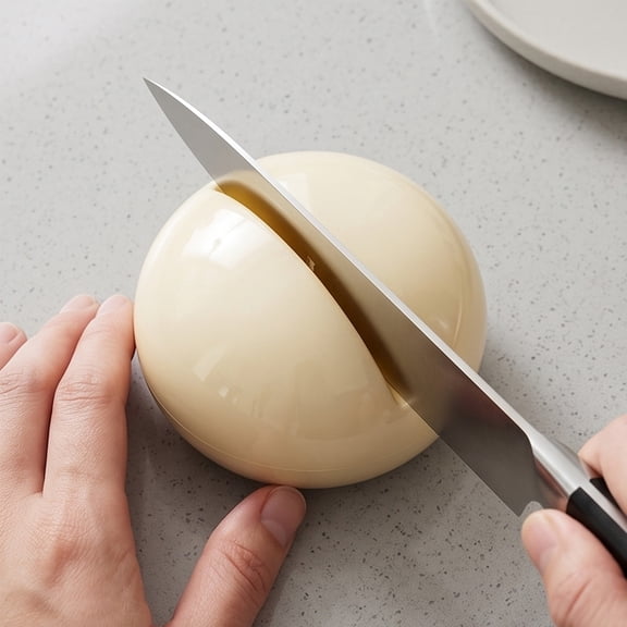 FEOLGEHLY Mini Round Ball-shaped Knife Sharpener Tool with Suction Cup, Household Kitchen Knife and Scissors Sharpening Tool Fast Sharpener for Blades Portable Easy to Use