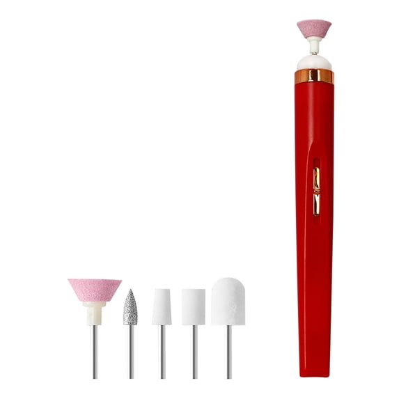 FEOLGEHLY Plastic Electric Nail Sharpener & Nail Trimmer Set with USB Cable and Grinding Heads, Heavy Duty Fingernail & Toe Nail Cutter, Toenail Clippers for Thick Nails for Men Women Adults Seniors