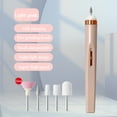 thumbnail image 1 of FEOLGEHLY Plastic Electric Nail Sharpener & Nail Trimmer Set with USB Cable and Grinding Heads, Heavy Duty Fingernail & Toe Nail Cutter, Toenail Clippers for Thick Nails for Men Women Adults Seniors, 1 of 2