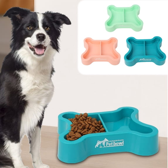FEOLGEHLY Portable Dog Water Bowl, Plastic Small Dog Puppy Cat Food and Water Bowls for Cats and Puppy Pet Supplies, Outdoor Travel Dish, Green