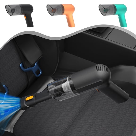 FEOLGEHLY Portable Handheld Car Cordless Vacuum Cleaner with Powerful Suction, High Power Mini Sweeper, Dust Buster, Easy to Hold, Quiet Electric Air Duster, Small Vacuuming for Home Kitchen, Black