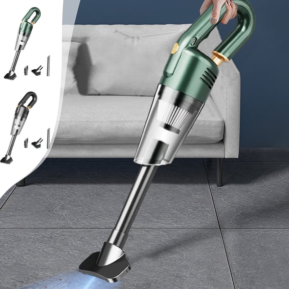 FEOLGEHLY Portable Handheld Vacuum, Car Vacuum Powerful Suction Portable Cordless Vacuum Cleaner, 4500Pa Wireless Home Pro Hand Held Vacuum Strong Suction for Car, Home, Office, Pet, Black