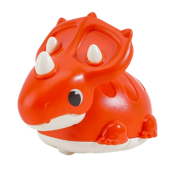 FEOLGEHLY Press Go Dinosaur Inertance Toy Car, Pull Back Baby Car Toys for Toddlers 1-3 3-5, Christmas Stocking Stuffers for Kids, Holiday Christmas Birthday Gifts Party Favors, Goodie Bag, Red