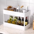 thumbnail image 1 of FEOLGEHLY Rolling Storage Cart, 3-Tier Organizer Mobile Shelving Unit Storage Rolling Utility Cart with Wheels for Kitchen Bathroom Laundry Room, White, 1 of 7