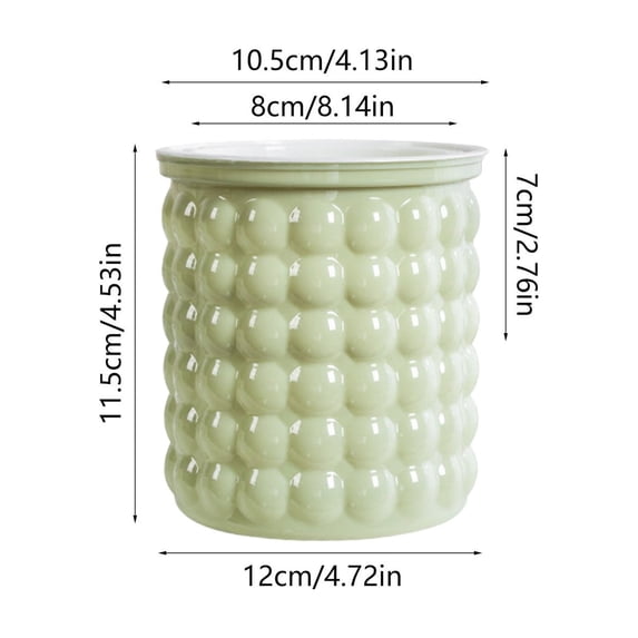 FEOLGEHLY Self Watering Pots for Indoor Plants, Plastic Planters for Outdoor Plants with Saucer Drain Hole Water Reservoir and Fill Lines, for Home Patio Yard or Deck Decor, Green