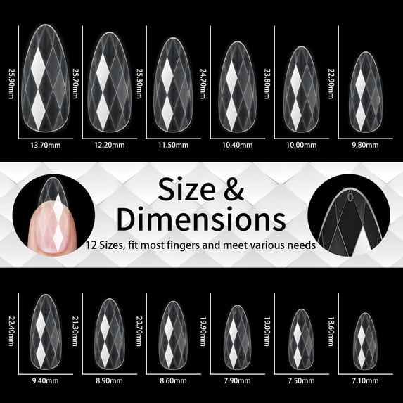 FEOLGEHLY Short Press on Nails 140/120Pcs Diamond Shaped Short Square Fake Nails Cute Square Nail Tips Irregular Nail Art Presson Nails for Women Daily Party DIY Manicure Decor