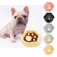 thumbnail image 1 of FEOLGEHLY Slow Feed Dog Bowl, Non Skid Paw Print Slow Feeder Bowl Anti-Choking Eating Bowl Universal Food Dish for Small Dogs and Indoor Cats Household Pet Feeding Bowl, 1 of 7