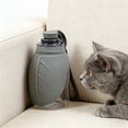 thumbnail image 1 of FEOLGEHLY Slow Feed Travel Dog Water Bowl Pet Water Bottle, Non Skid Leaf Shaped Silicone Portable Foldable Outdoor Drinking Water Container for Small Dogs and Indoor Cats Travel Use, 1 of 5