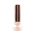 thumbnail image 1 of FEOLGEHLY Small Desktop Fan Tower Fan Quiet Oscillating Bladeless Fan USB Rechargeable Portable Air Conditioners Floor Standing Fan 3 Wind Speed Cooling Fan for Indoor Bedroom Home Office Room, Pink, 1 of 5