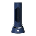 thumbnail image 1 of FEOLGEHLY Small Desktop Fan Tower Fan Quiet Oscillating Bladeless Fan USB Rechargeable Portable Air Conditioners Floor Standing Fan 4 Wind Speed Cooling Fan for Indoor Bedroom Home Office Room, Blue, 1 of 9