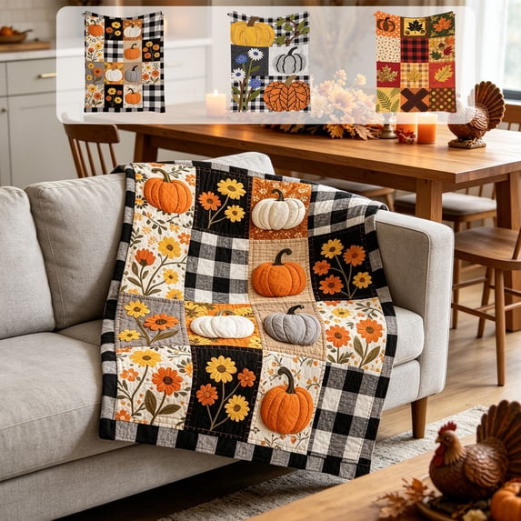 FEOLGEHLY Soft Throw Blanket, Orange Throw Blanket, Throw Blanket For Couch, Throw Blankets Clearance, Sofa Throw Blanket for Home Office Thanksgiving Halloween Decorations 28 x 39 in (A)