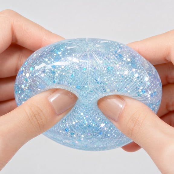 FEOLGEHLY Steamed Bun Squishies, Squishies for Kids, Food Squishies, Rubber Material Slow Rising Squishies, Cheap Squishies Under 5 Dollars, Stress Relief Squishies Toys, Viral Squishies (Blue)