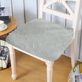 thumbnail image 1 of FEOLGEHLY Washable Thin Chair Pads Non-Slip Dining Chairs Seat Cushions Cotton Office Chair Cushions Soft Seat Pillow (Gray, 15.7"×15.7"), 1 of 6