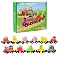 thumbnail image 1 of FEOLGEHLY Wooden Magnet Number Train Set for Toddlers 1-2 3-4 Years Old, Counting Toy, Color Sorting Toy, Preschool Educational Activities, Learning Toy, Train Birthday Gifts for Boys Girls 3-8, 1 of 9