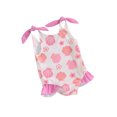 thumbnail image 1 of FEORJGP Infan Baby Girl Swimsuit Toddler Sleeveless Swimwear Jumpsuit Shell Flower Print Bodysuit Frill Trim Bathing Suit for Little Girls Summer Beach Wear, 1 of 8