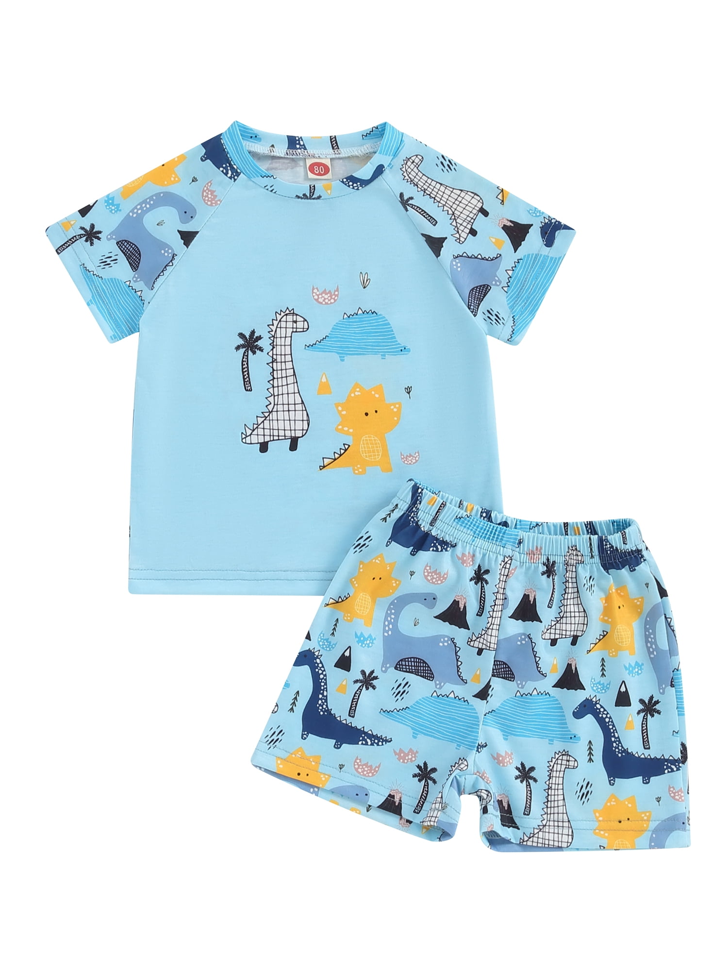 FEORJGP Kids Baby Boys Swimsuit Set 6M 1Y 2Y 3Y 4Y Toddler Rash Guard