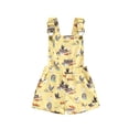 thumbnail image 1 of FEORJGP Kids Girls One-piece Overalls 1T 2T 3T 4T 5T 6T Toddler Baby Sleeveless Jumpsuits Shorts Farm Cow/Chicken Print Shortall Straps Buttons Pocket Little Girl Fashion Cute Summer Clothes, 1 of 8