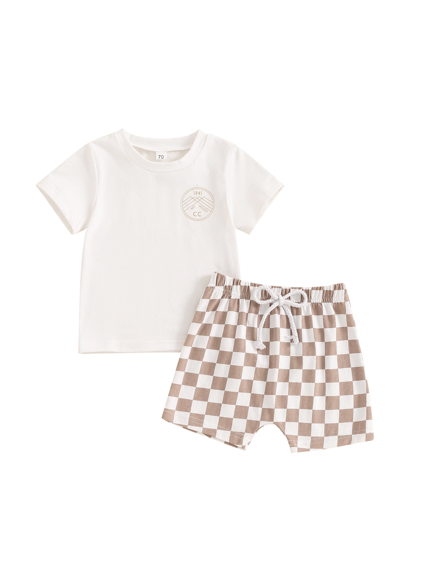 FEORJGP Kids Toddler Boys Casual Shorts Set 6M 12M 18M 2T 3T 4T Infant ...