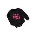 thumbnail image 1 of FEORJGP Mommy and Me Matching Sweatshirts 0-2Y Toddler Letter Print Crew Neck Pullovers/Rompers Long Sleeve Tops Family Matching Clothes for Spring Fall, 1 of 9