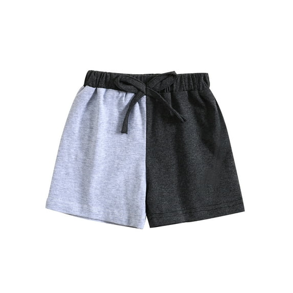 FEORJGP Toddler Baby Girls Summer Shorts Kids 0-3Y Elastic Waist Short Trousers Contrast Color Shorts Cute Bow Bottoms for Casual Daily