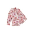 thumbnail image 1 of FEORJGP Toddler Girls Rash Guard Swimsuit 6M 1T 2T 3T 4T Infant Baby One-piece Swimwear Long Sleeve Zipper Rompers Flower/Shell/Flamingo Print JumpsuiKids Cute Ruffles Bathing Suit Beachwear, 1 of 9